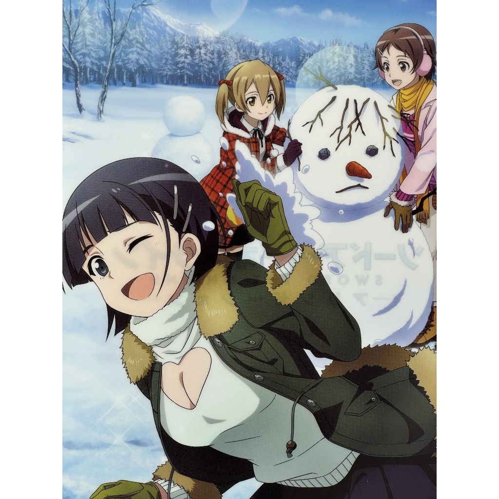 🗡️🌿 Sword Art Online (SAO) – Clear File Set Suguha Kirigaya (Leafa) & Keiko Ayano (Silica) | สภาพสมบ