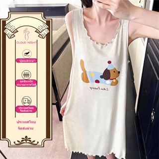 🧡ส่งไวจากไทย🧡 พรีเมี่ยม การ์ตูนเสื้อกั๊กสไตล์กระโปรงนอนผู้หญ…