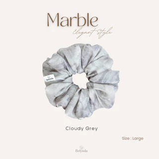 Belynda ♥ Scrunchies ♥ Marble ♥ ยางรัดผมโดนัท ผ้าชีฟองลายหินอ่อน