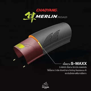 ยางเสือหมอบ Chaoyang merlin สีสันสดใส ขายดี