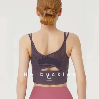 [Crassula] แท้ สปอร์ตบรา เสื้อกล้ามออกกำลังกาย Sport Bra ดีไซน์สายคู่ สวมใส่สบาย ระบายอากาศได้ดี