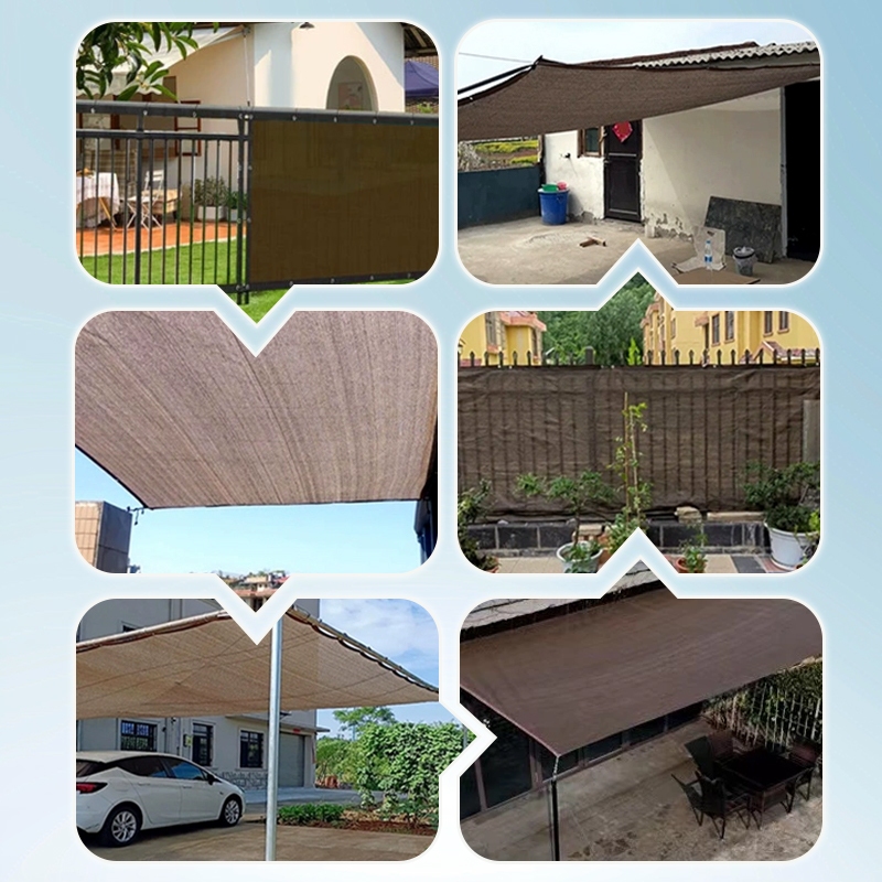 ผ้าใบกันแดด HDPE 99% กันแดด กันฝน แผ่นตาข่ายกันสาดสำเร็จรูป ทนแดด ทนฝน ใช้กลางแจ้ง บ้าน สวน โรงรถ - รูปที่ 6