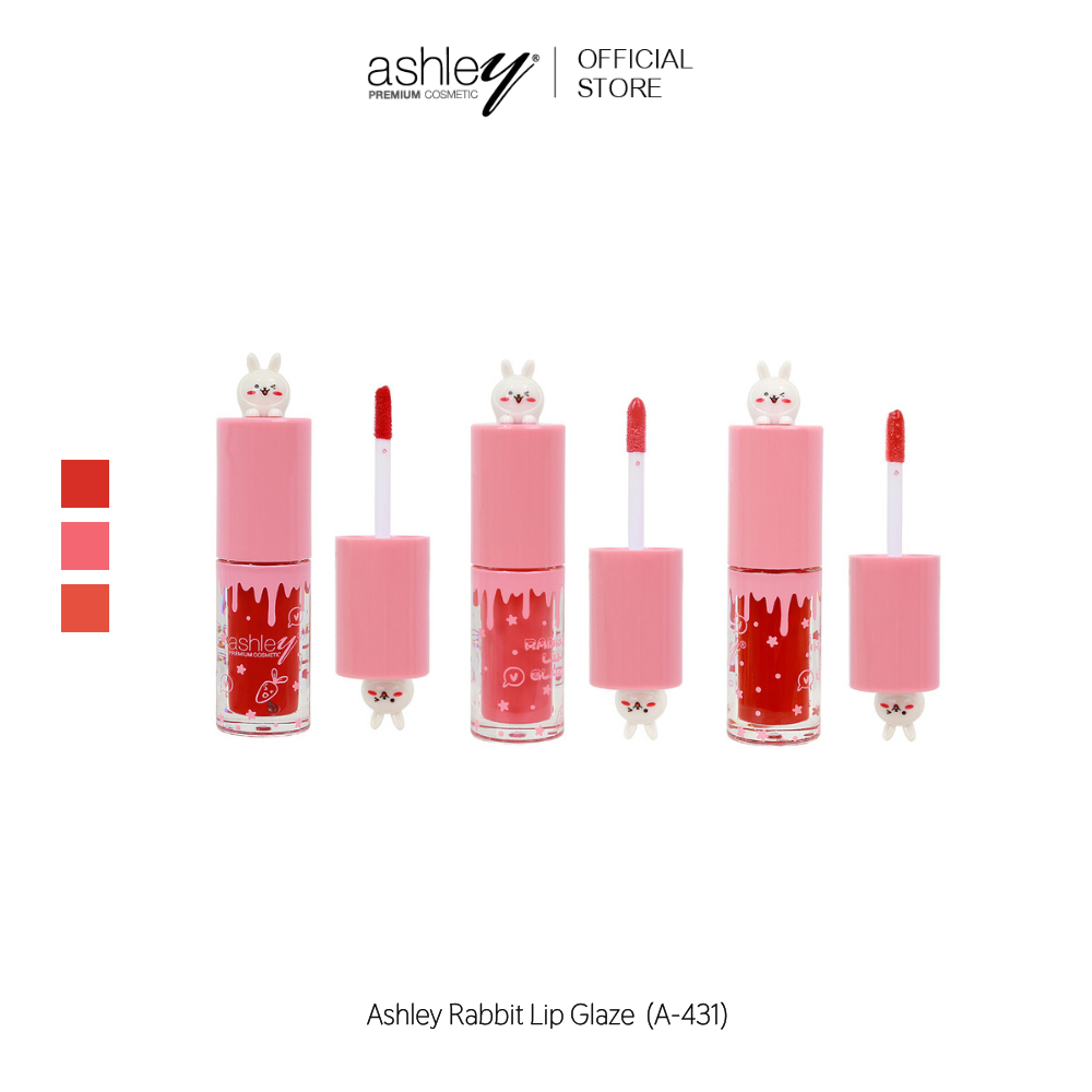 Ashley Rabbit Lip Glaze ลิปกระต่ายเนื้อเกลซฉ่ำวาว (A-431)