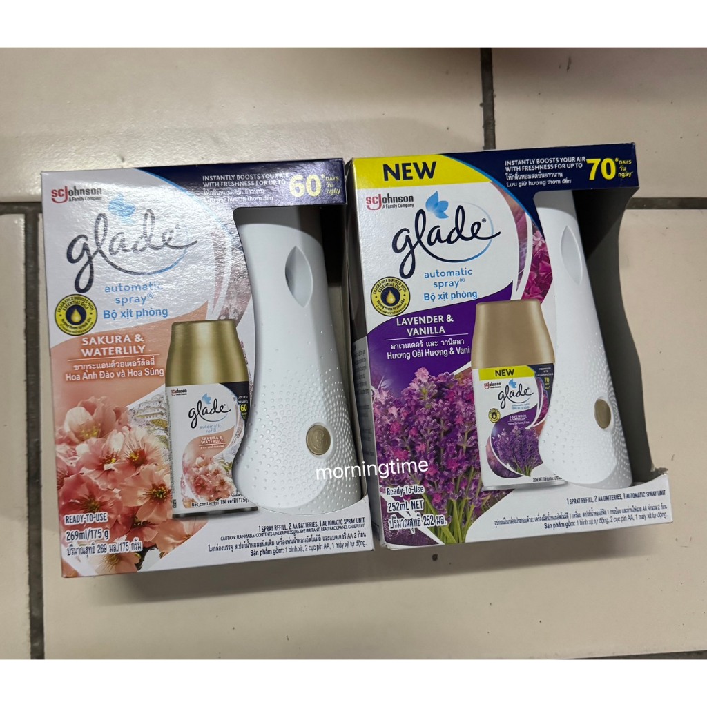 Glade Automatic spray 3 in 1 เครื่องพ่นอัตโนมัติพร้อมสเปรย์1ขวด