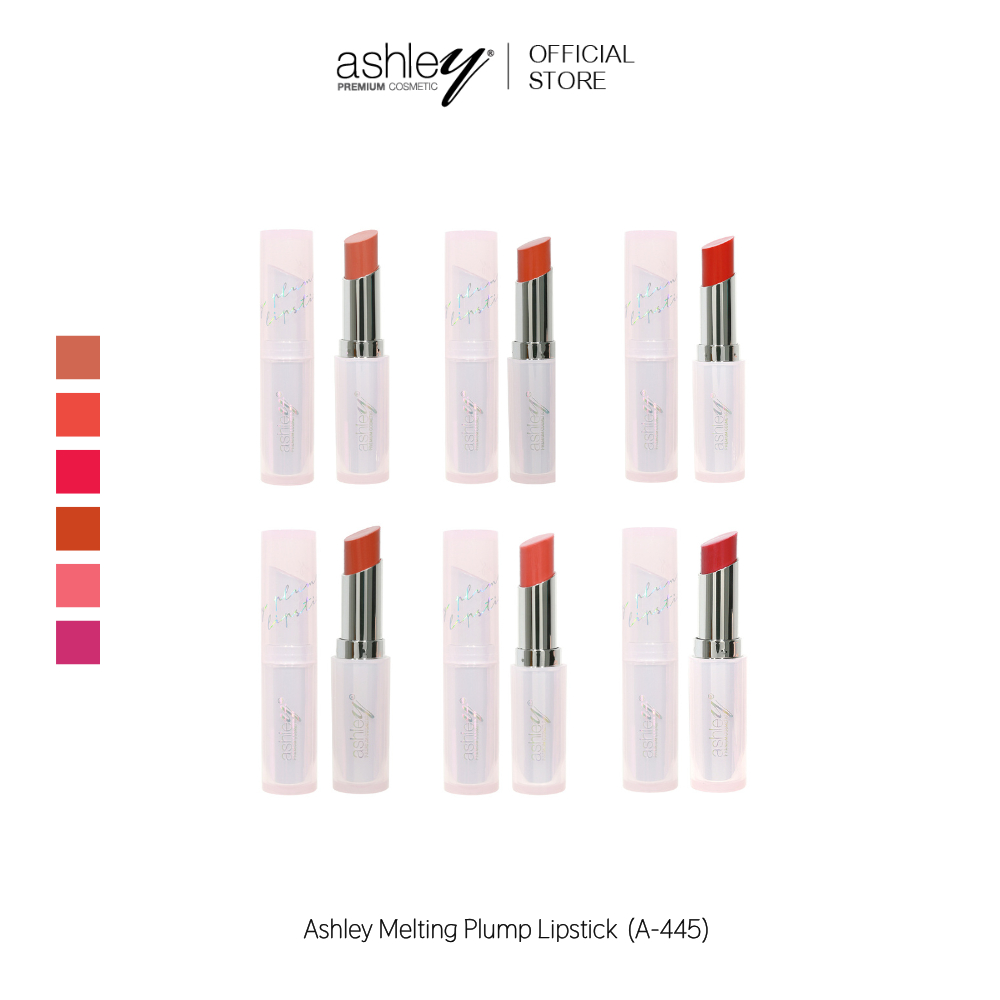 Ashley Melting Plump Lipstick ลิปเนื้อเมลท์ติ้ง (A-445)