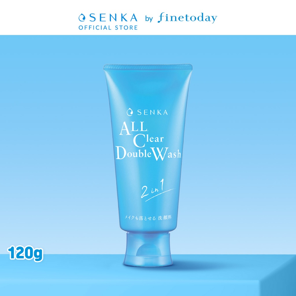 Senka เซนกะ ออล เคลียร์ ดับเบิ้ล ดับเบิ้ล วอช โฟม 150 มล.