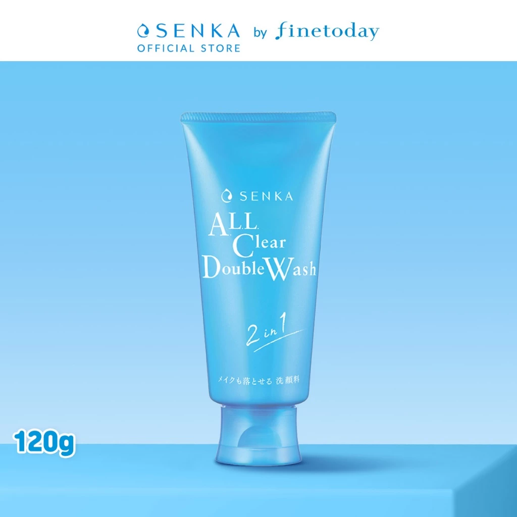 SENKA เซนกะ ออล เคลียร์ ดับเบิ้ล วอช เอ 120 กรัม