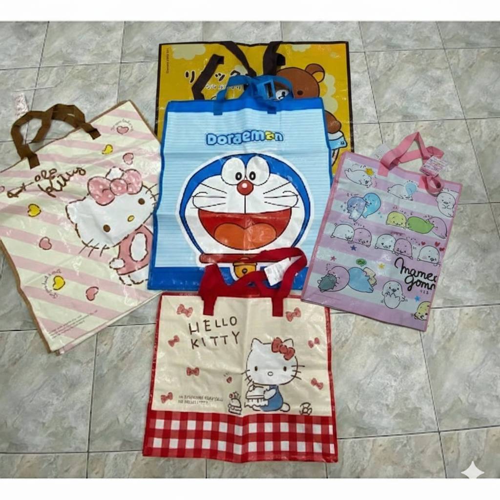 ถุงกระสอบ รวม ลายการ์ตูนลิขสิทธิ์แท้  กระเป๋าเก็บผ้าห่ม/เสื้อผ้า/ของเล่น ถุงใส่เสื้อผ้า ถุงกระสอบเเม่ค้า