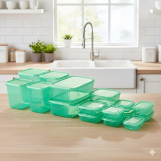 IKEAแท้ ขายถูกมาก ชุดกล่องเก็บอาหาร มาในเซต17ชิ้น สุดคุ้ม กล…