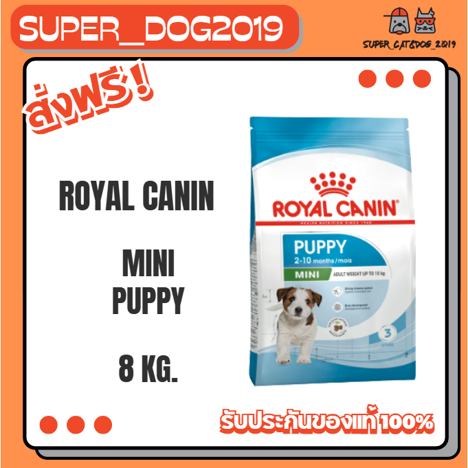 Royal Canin Petshop Mini Puppy 8 kg. อาหารเม็ดสำหรับลูกสุนัขพันธุ์เล็ก