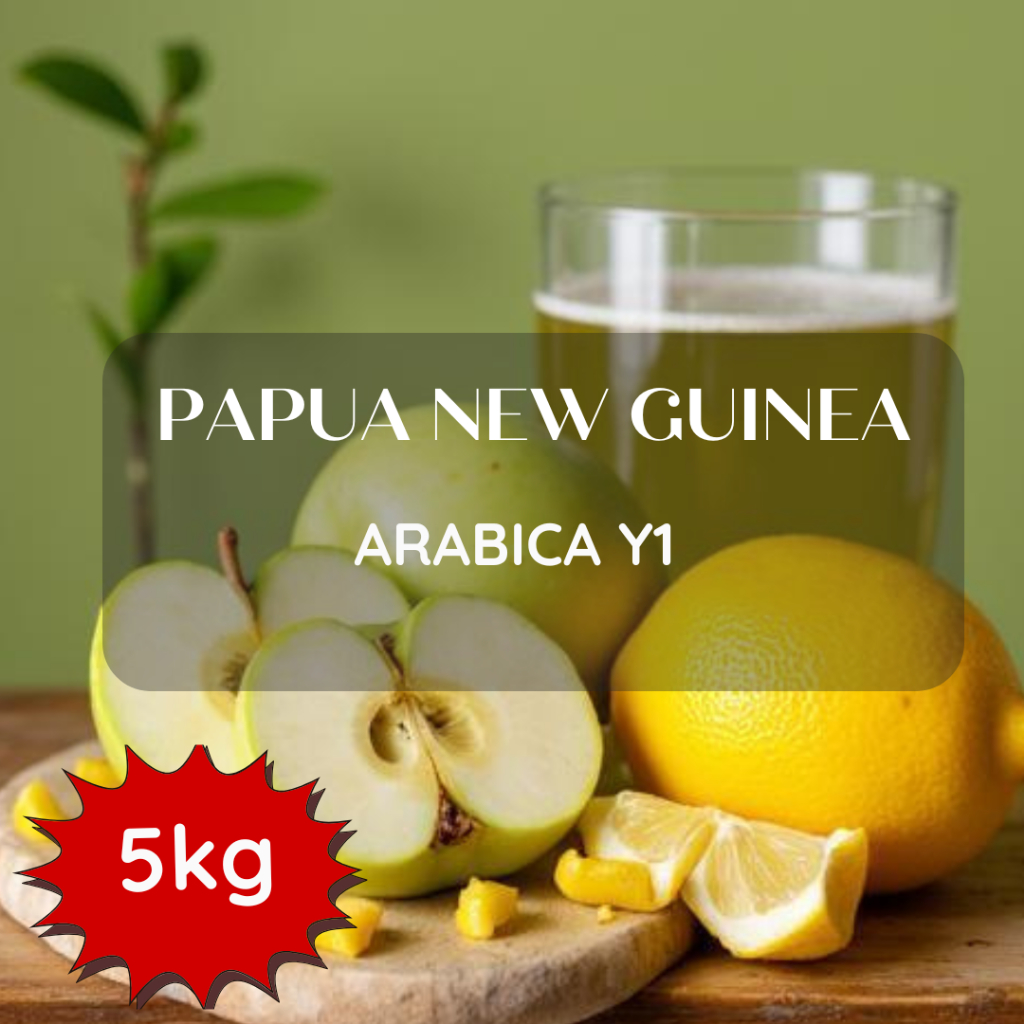สารเมล็ดกาแฟ Papua New Guinea Arabica Y1 ขนาด 5 kg