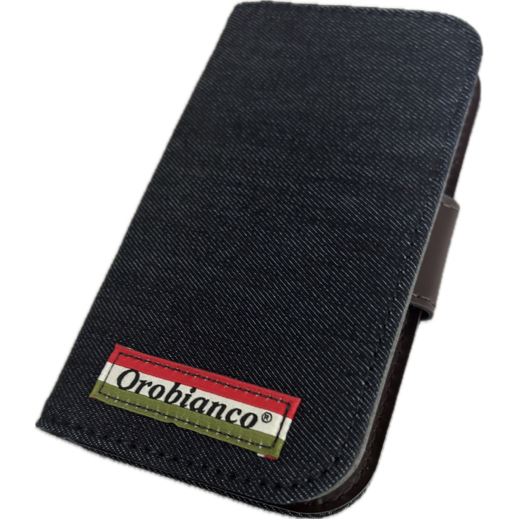 เคส มือสอง ขายตามสภาพ  เคสโทรศัพท์มือถือแบบสมุดสีดำของ Orobianco  รุ่นที่รองรับ: iPhone 5/5s/SE/6/6s