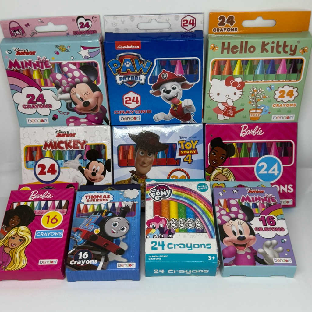 สีเทียนเด็ก มี 16 สี และ 24 สี จาก USA