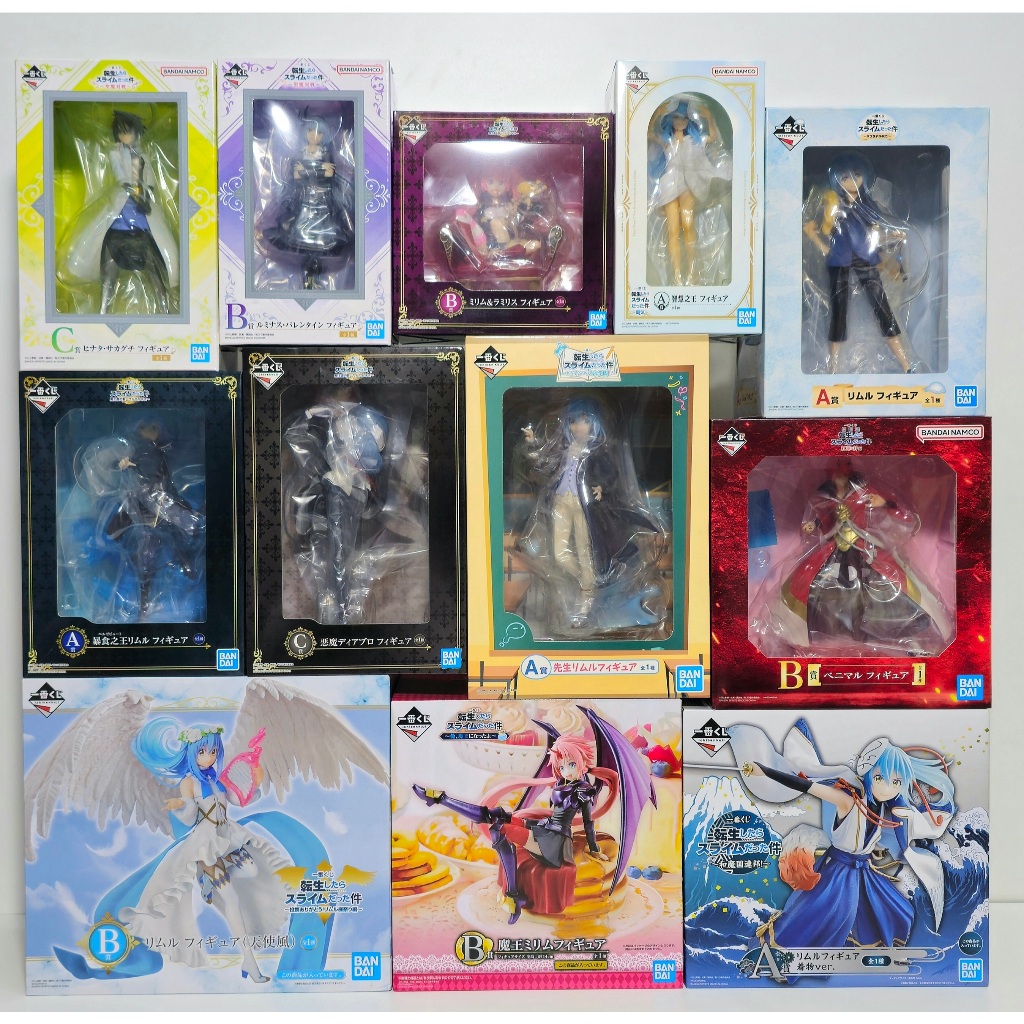 [ฟิกเกอร์แท้] Ichiban Kuji Tensei shitara Slime Datta Ken - Rimuru Tempest / Milim Nava / Diablo (Bandai Spirits)
