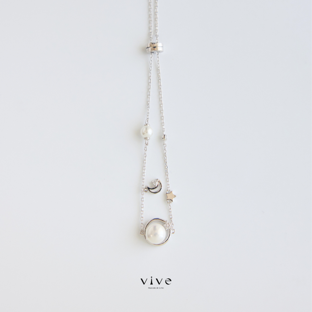 Vive - Pearl Bracelet (White Gold)