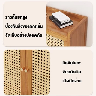 🔥ตู้รองเท้า ชั้นวางรองเท้า ตู้ใส่รองเท้า รับน้ำหนักได้มาก ประหยัดพื้นที่ ทำโดยไม้ไผ่ธรรมชาติ ระบายอากาศได้
