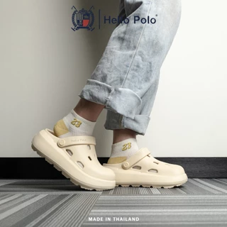 Hello Polo รองเท้าแตะผู้หญิง กันลื่นและทนทาน อ่อนนุ่มเบาสบาย วัสดุ EVA รองเท้าแตะลําลอง ดีไซน์ระบายอากาศ HP8057