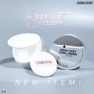 Sivanna Colors AQUA-MIST COOL WATER POWDER : HF745 | แป้งฝุ่นอควา นวัตกรรมใหม่ตบแล้วเย็น คุมมันตลอดวัน เซ็ทเมคอัพติดทน