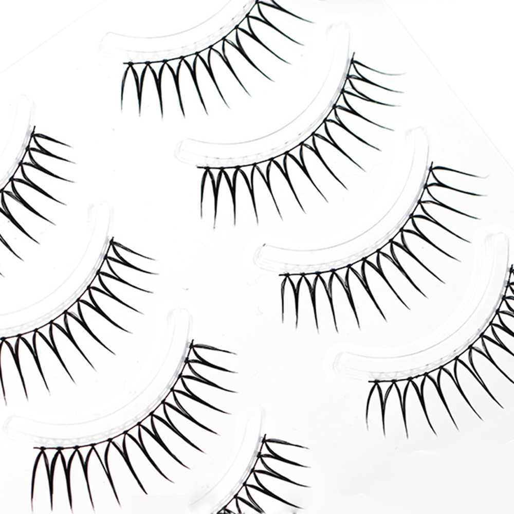 Menglu- Natural Cross Lash Extension Comic Eye 5 Pairs False Eyelashes U-shaped Dense Reusable Korean Makeup ราคา ถูกที่สุด ดีลบีเคเค แกลเลอรีภาพที่ 8