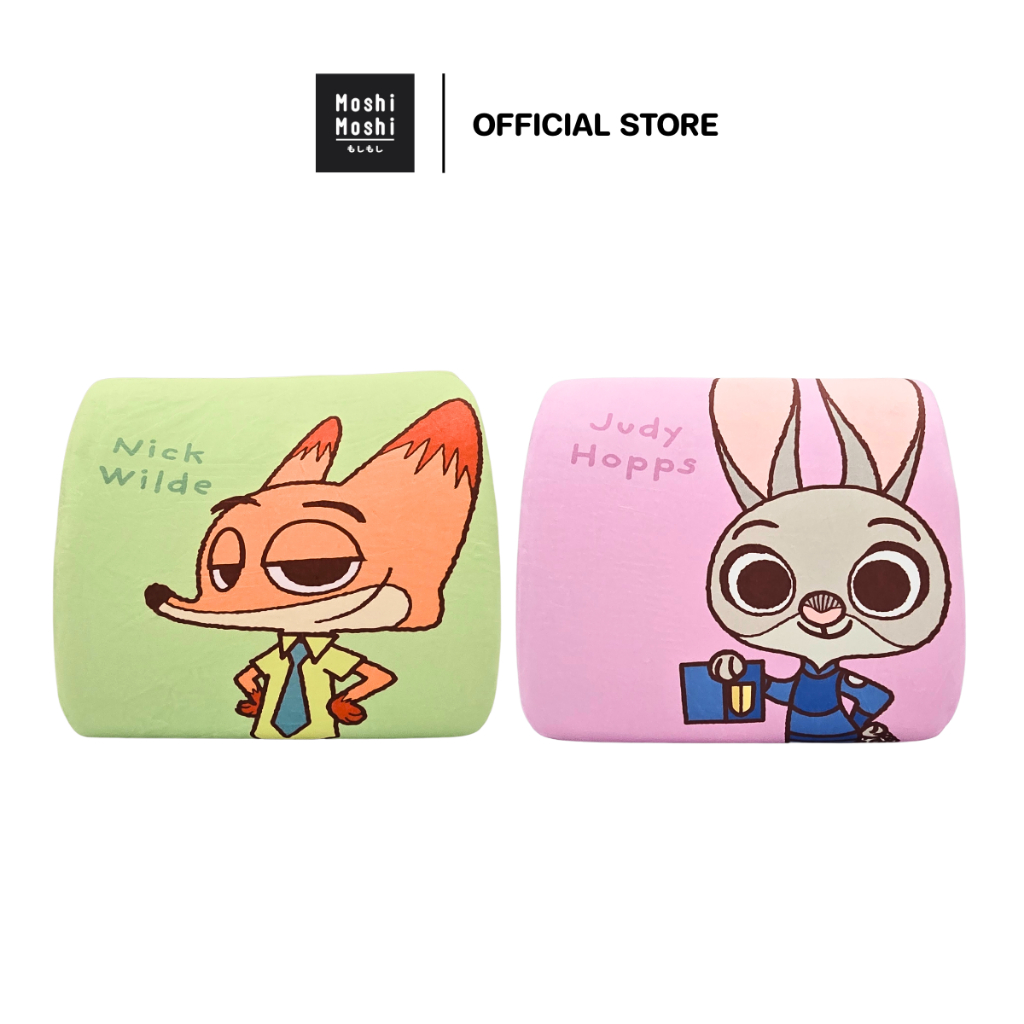 Moshi Moshi เบาะรองหลังเมมโมรี่โฟม ลาย Zootopia ลิขสิทธิ์แท้จาก Disney เบาะรองหลังเพื่อสุขภาพ รุ่น 8100040988-40989