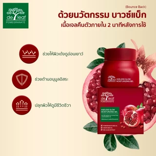 (Normal Price) เซทคู่หูหน้าใสผิวอ่อนเยาว์ เดอ ลีฟ ทานาคา มอยซ์เจอร์ไรซ์ซิ่ง แอนด์ ไวท์เทนนิ่ง ครีม 40ml + เจลทับทิม 40ml