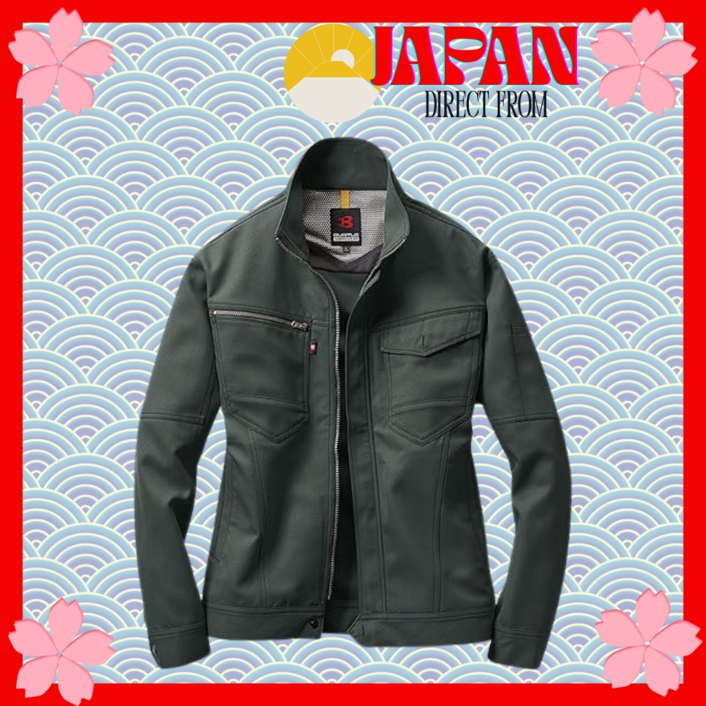 【Direct from Japan】Burtle Jacket 7091 | Sweat Absorption, Quick Drying, Anti-Static, Shape Retention