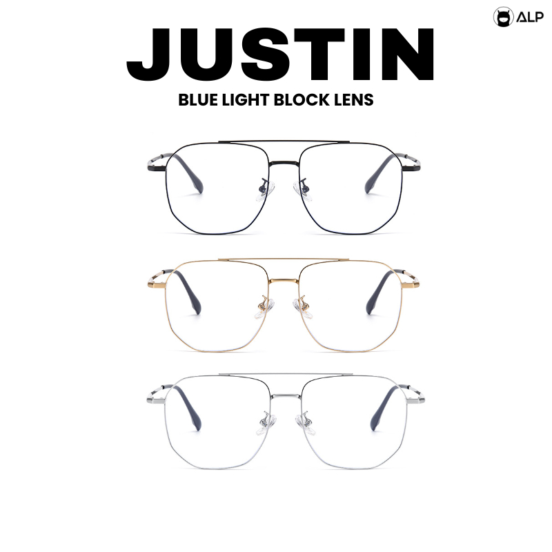 ALP Ronnie แว่นตากรองแสง ทรงสี่เหลี่ยม กรองแสงสีฟ้า Computer glasses รุ่น ALP-BB0113,BB0105