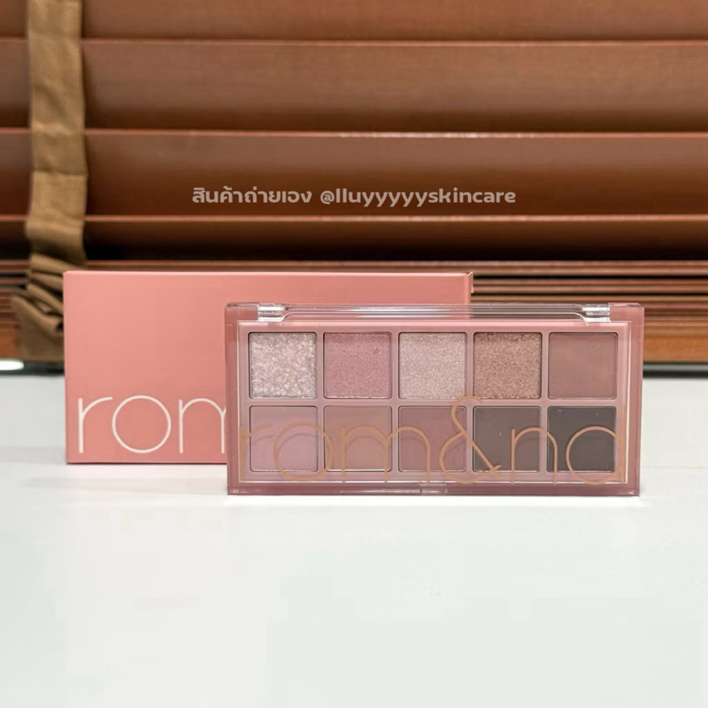(กดในไลฟ์เหลือ343฿)(ของแท้)rom&nd BETTER THAN PALETTE พาเลทตา อายแชว์โดว์