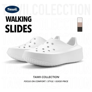Tawii. รองเท้าแตะ EVA สำหรับผู้ชาย น้ำหนักเบา นุ่มระบายอากาศ หนา 5 เซนติเมตร แฟชั่นสไตล์กลางแจ้ง