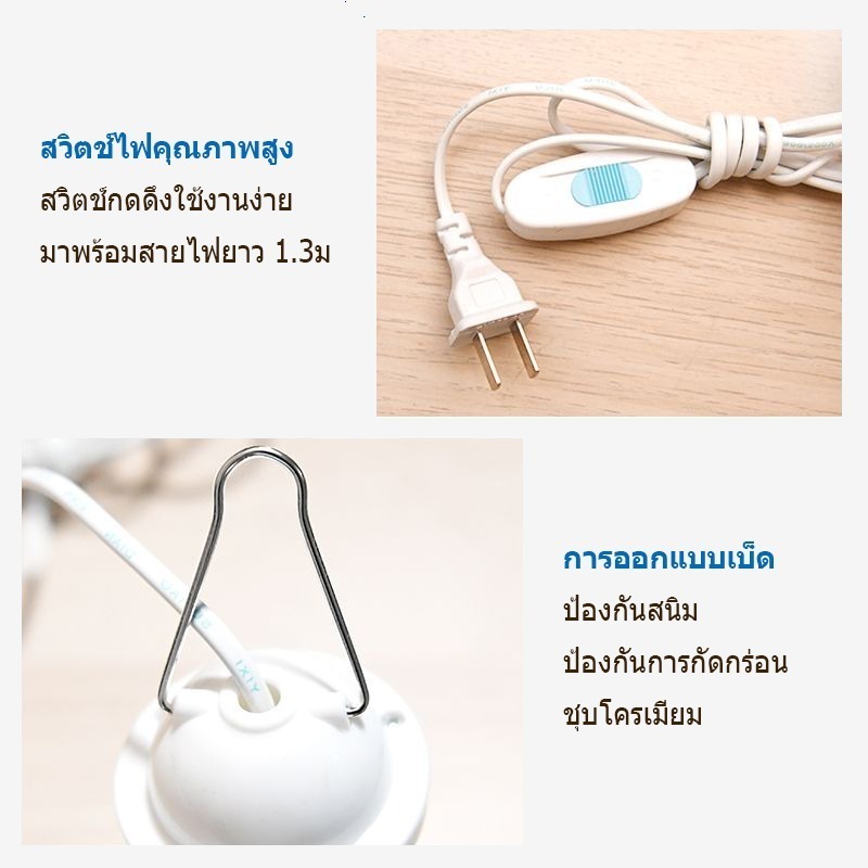 พร้อมส่ง🔥พัดลมไล่แมลงวัน มอเตอร์ทองแดงแท้ พัดลมแขวนไล่แมลงวัน ใช้สำหรับ ร้านขายเนื้อ ร้านขายอาหารสด ร้านจานเย็น - รูปที่ 4