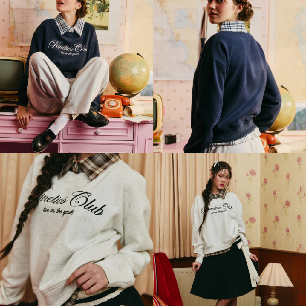 Nineties Design : Class Of Nineties Sweater เสื้อสเวตเตอร์ รุ่น Alma