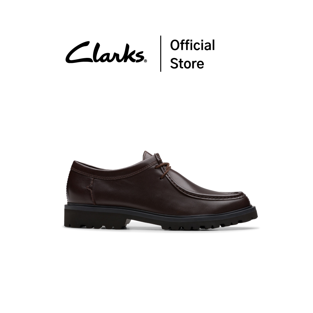 Clarks รุ่น BERWICK SEAM สี BROWN LEATHER รองเท้าทำงาน ทรง DERBY (รองเท้าเดอร์บี้) หนังแท้ คุณภาพดี ใส่สบาย
