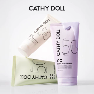 (หลอด) Cathy Doll CC Body Sun Primer SPF50+ PA++++ เคที่ดอลล์ ซีซี บอดี้ ซัน ไพรเมอร์ 50/140 มล.