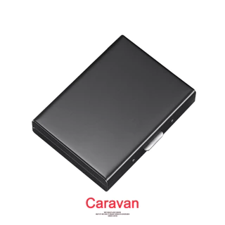 Caravan Crew Card Holder กระเป๋าใส่บัตร ที่ใส่บัตร 6 ช่อง กล่องสแตนเลส ใส่บัตรเครติต
