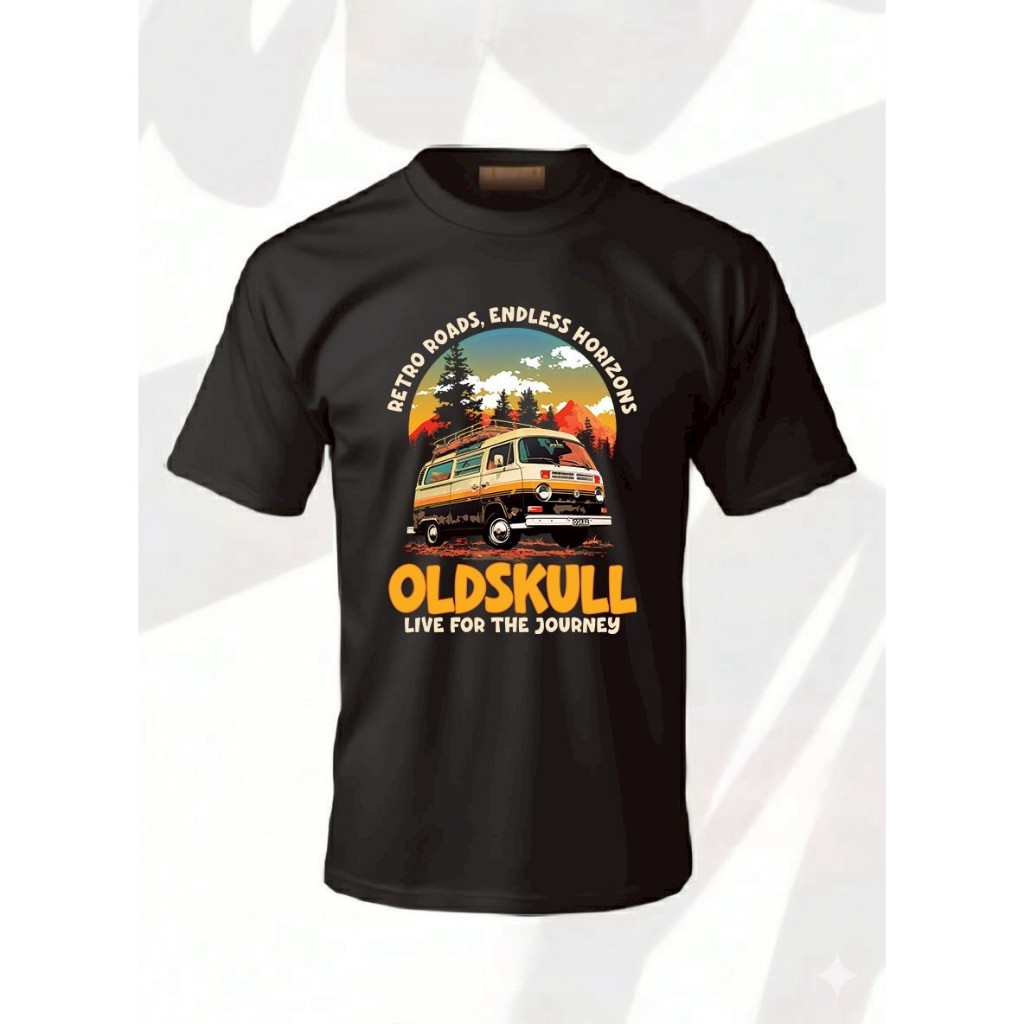 เสื้อยืด💥โอลด์สคัลล์ OLDSKULL : BLKHDX No.44 - On Vacation-💥