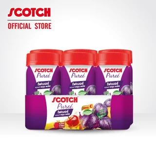 Scotch สก๊อต เพียวเร่ ไฟเบอร์ แอนด์ พรุน พลัส 75 มล.(แพ็ก 6 ขวด) จำนวน 2 แพ็ก (กระตุ้นการขับถ่าย)