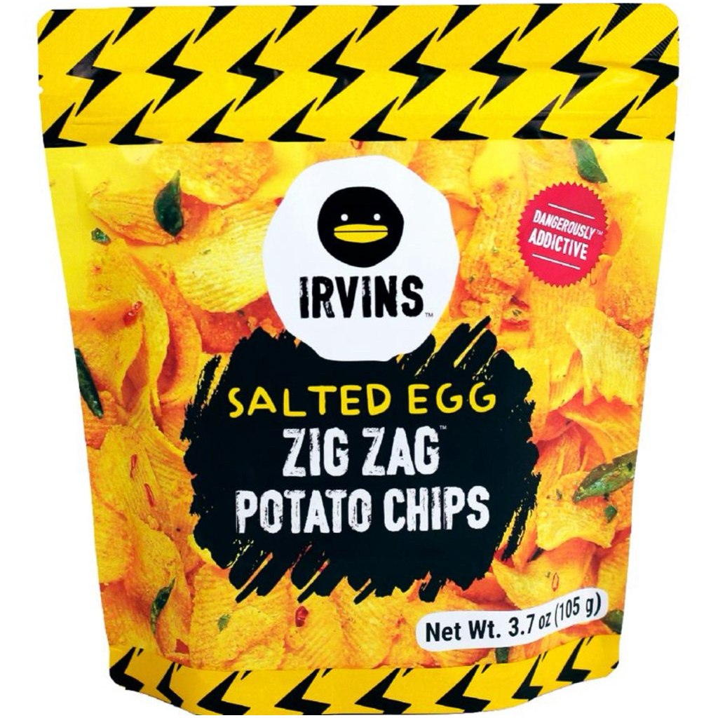 Irvins Fish Skin/Potato Chip Salted Egg/Spicy Salted egg/Salted egg Mala/Smoked Cheese 80g/Truffle P