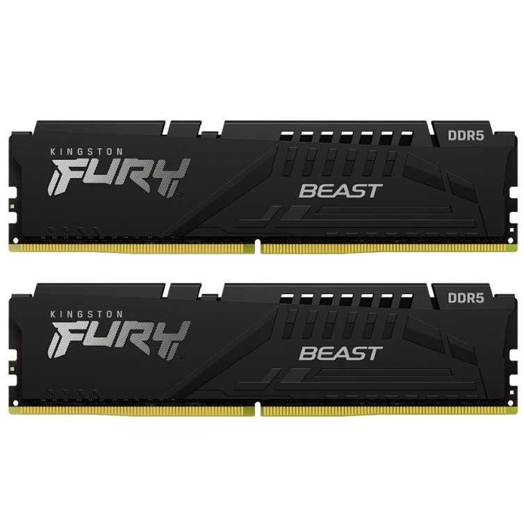 KINGSTON FURY BEAST DDR5 64GB (32GBx2) 6000MHz CL36 BLACK