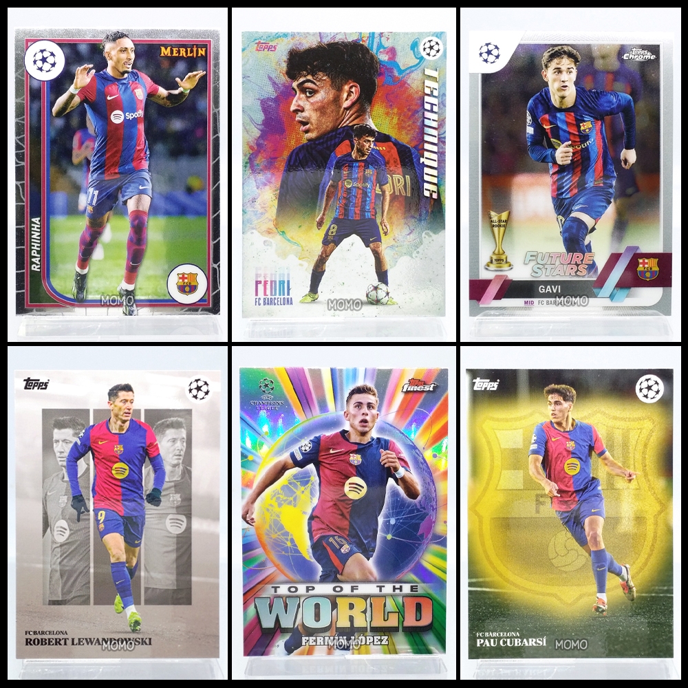 การ์ดบอล บาซ่า Topps Panini ทีม FC Barcelona