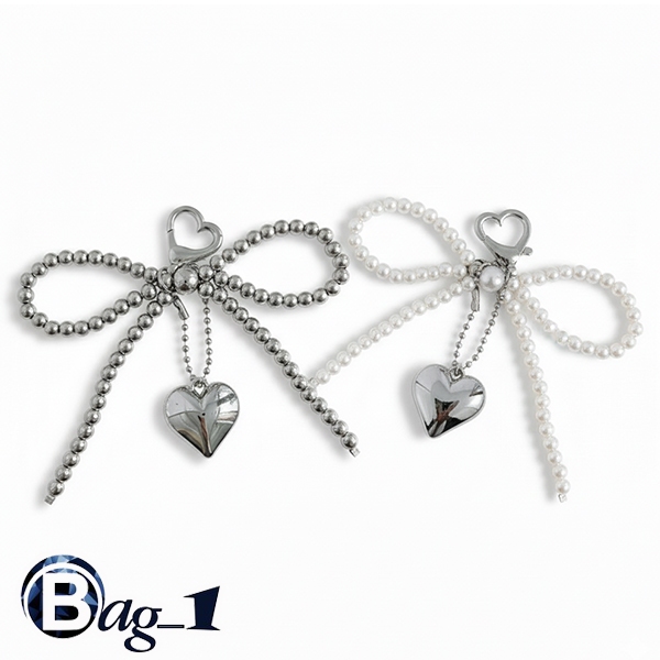 bag_1(BAG2077) พวงกุญแจ-โบว์ ที่ห้อยกระเป๋า+ห้อยมือถือ