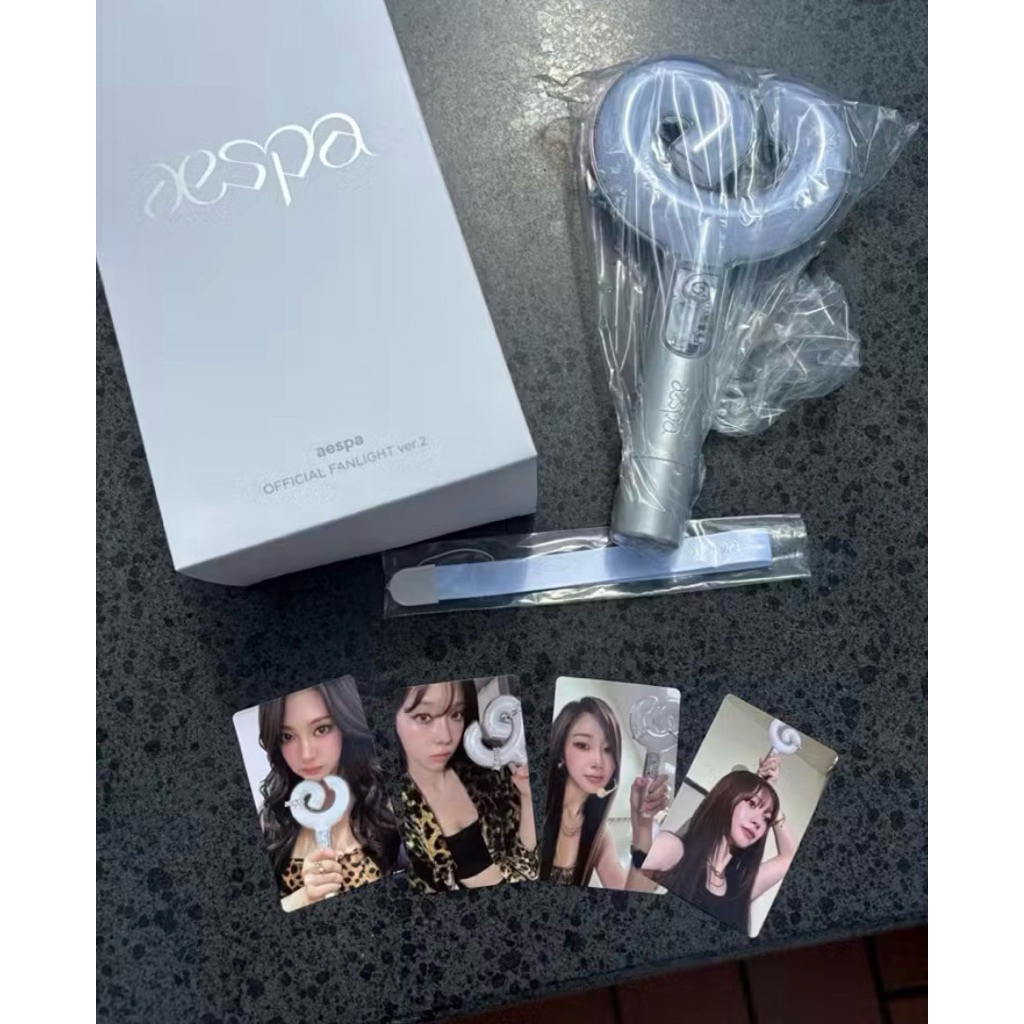 แท่งไฟ aespa มือ 2 พร้อมส่งจากไทย