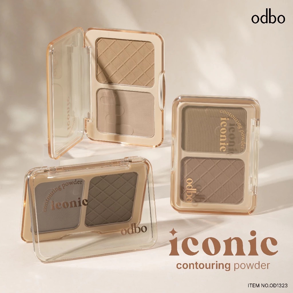 ODBO ICONIC CONTOURING POOWDER OD1323 พาเลตคอนทัวร์