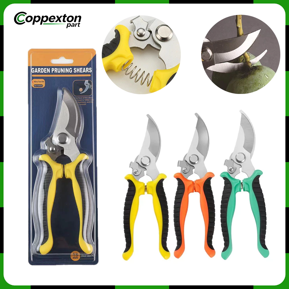Coppexton กรรไกรจัดสวน กิ่งไม้ทำสวน กรรไกรตัดกิ่งสำหรับการตัดและการจัดสวนอย่างมืออาชีพ