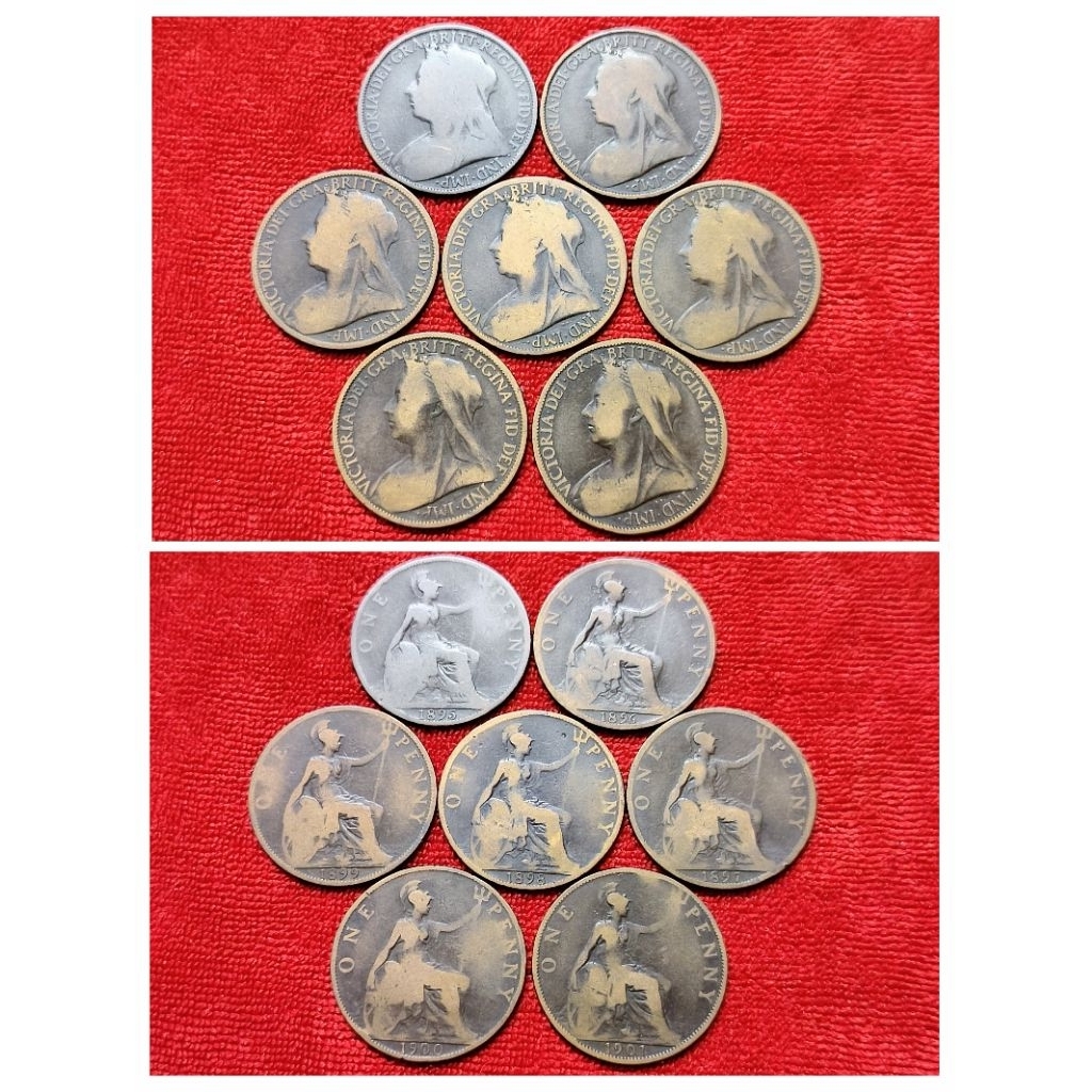 เหรียญ​ต่างประเทศ​(6407)United Kingdom ​1895-1901