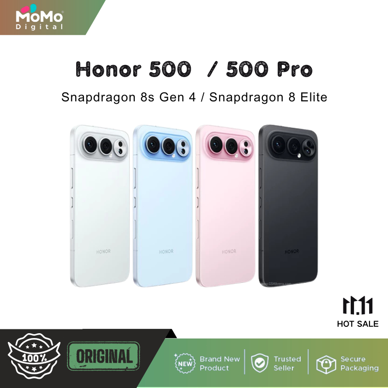 Honor 500 Pro / Honor 500 Snapdragon 8 Elite / Snapdragon 8s Gen 4 6.55 inches 120Hz 1264 x 2736 pix
