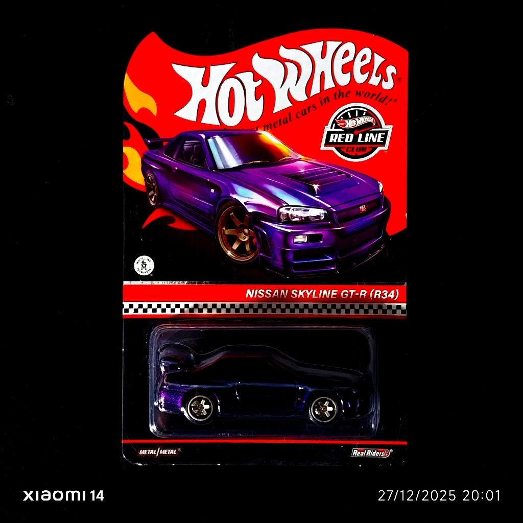 Hot Wheels RLC Exclusive Nissan Skyline GT-R (BNR34)