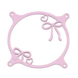 โบว์หัวใจ กรอบพัดลมคอม Fan Shroud/Grill/Cover ครอบพัดลมคอมพิ…