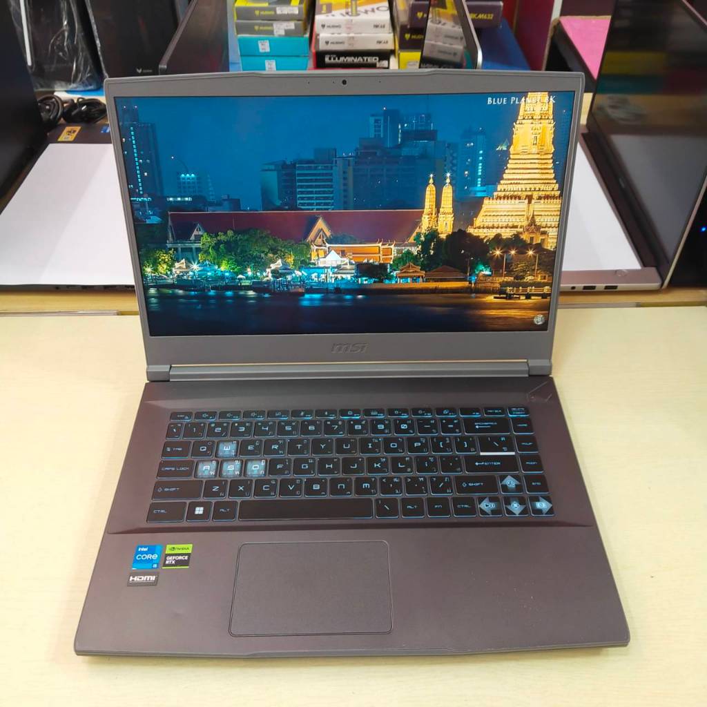 MSI  THIN 15  B13UCX – 1610TH  ประกันศูนย์  26/05/2026  ประกัน Advice  10/06/2026  สภาพเครื่อง  80%