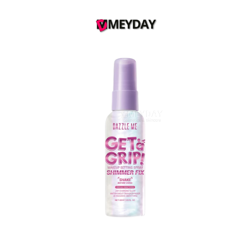 Dazzle Me Get A Grip Makeup Setting Spray Shimmer Fix แดซเซิล มี เก็ท อะ กริป เมคอัพ เซ็ทติ้ง สเปรย์ล็อคเมคอัพ 60ml