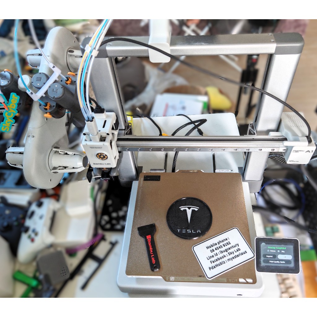 แลก/ขาย 3D Printer Bambu Lab A1 Combo มือสอง ปริ้นหลายสี เครื่อง Global สภาพสวย ใช้งานปกติ ปริ้นง่าย